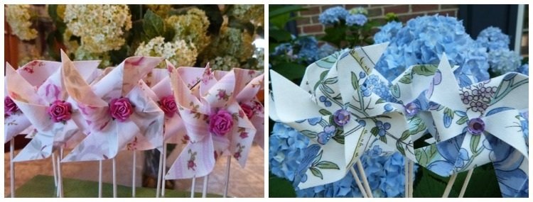 Pinwheel-tinker-idéer-papper-fest-trädgård-dekoration-vintage-gör-det-själv-strass-halm