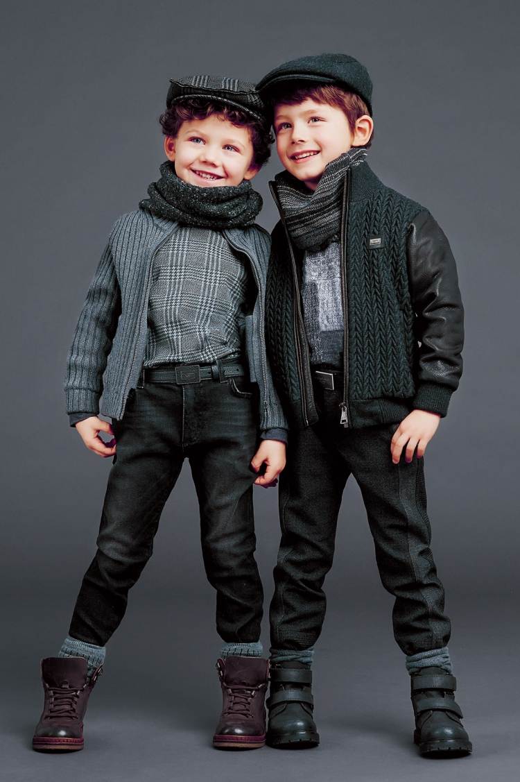 vinter-mode-2015-små-pojkar-jackor-koftor-halsdukar-hattar