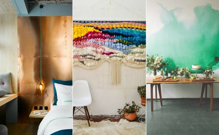 design väggar idéer trender pinterest färger textil metall