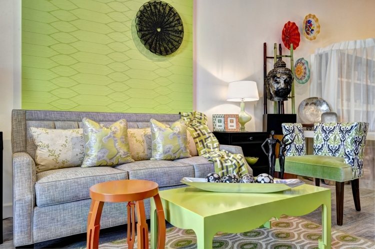 hippie-chic-living-green-pattern-tyger-stoppning-soffa-stol-dekoration