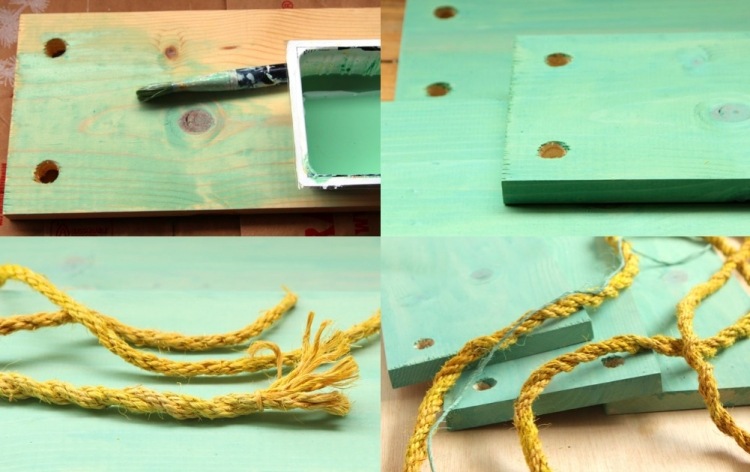hippie-chic-living-diy-hylla-trä-pensel-färg-mint-grön-färg-pensel