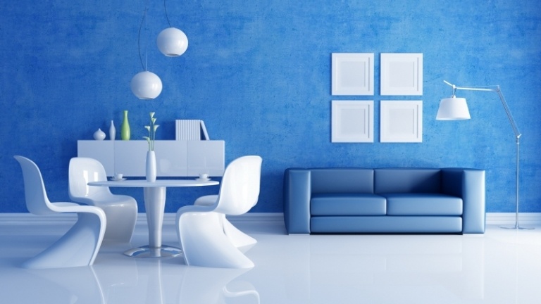 Bor i blått och vitt -moderna-minimalistisk-design-panton-stol-soffa-rektangulära-bilder