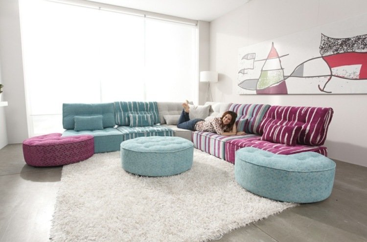 Levande landskap sängfunktion moderna möbler från spanska tillverkare