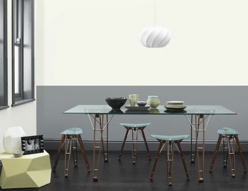 Vardagsrumsdesign-färger-grå-ecru-kombinera-matsal