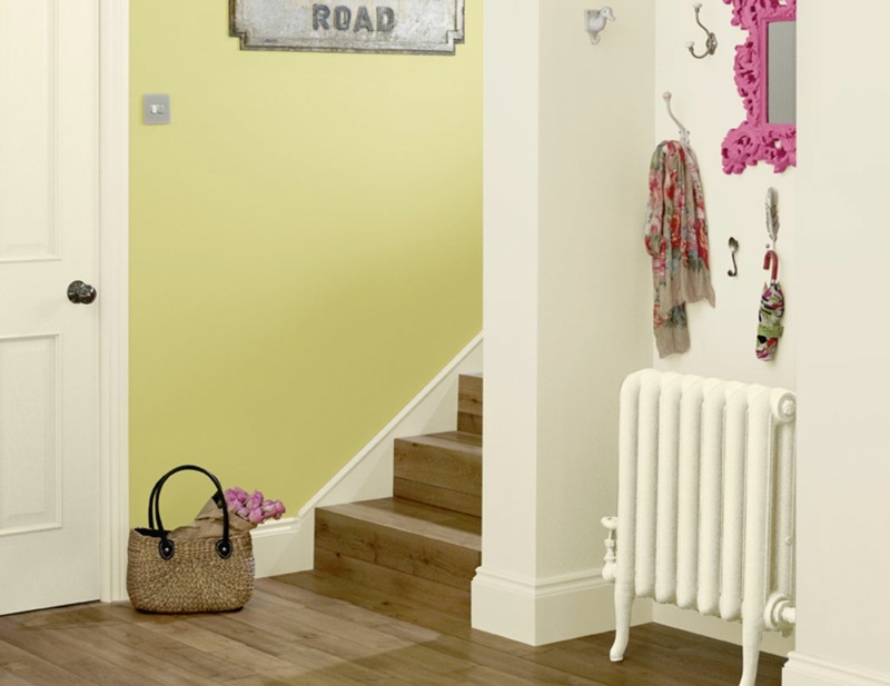 Inredning-färger-korridor-gul-ecru-exempel