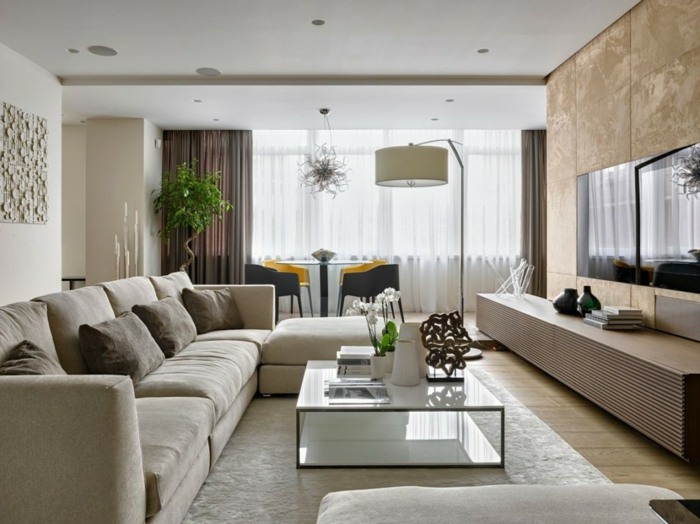 möblering möbler vardagsrum design komfort soffbord glas