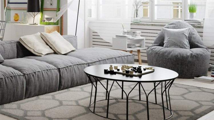 design-lägenhet-soffbord-metall-rund-modern-soffa-soffa-kuddar