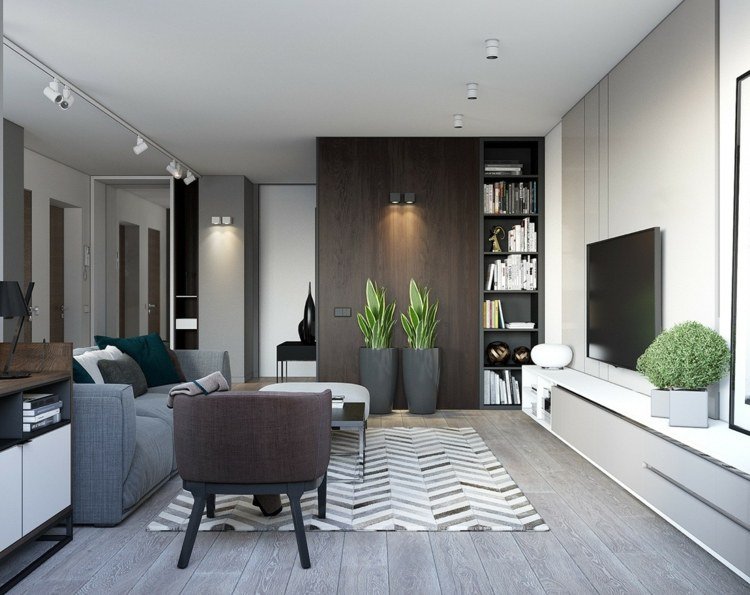 lägenhet inspiration vardagsrum-design-vardagsrum inredning-färger-neutral