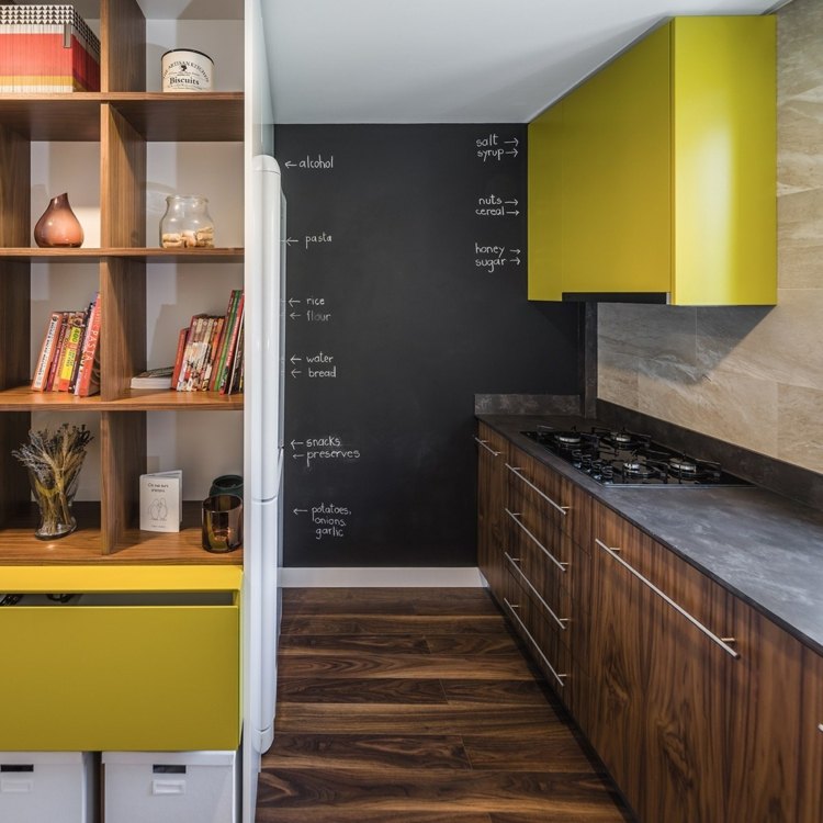 lägenhet-inspiration-kök-tavla-vägg-design-trä-golv