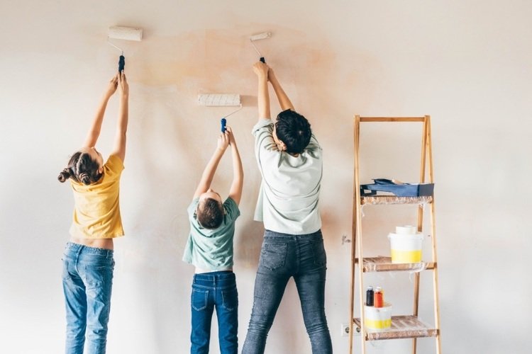 Modernisera din lägenhet, måla väggarna Tips