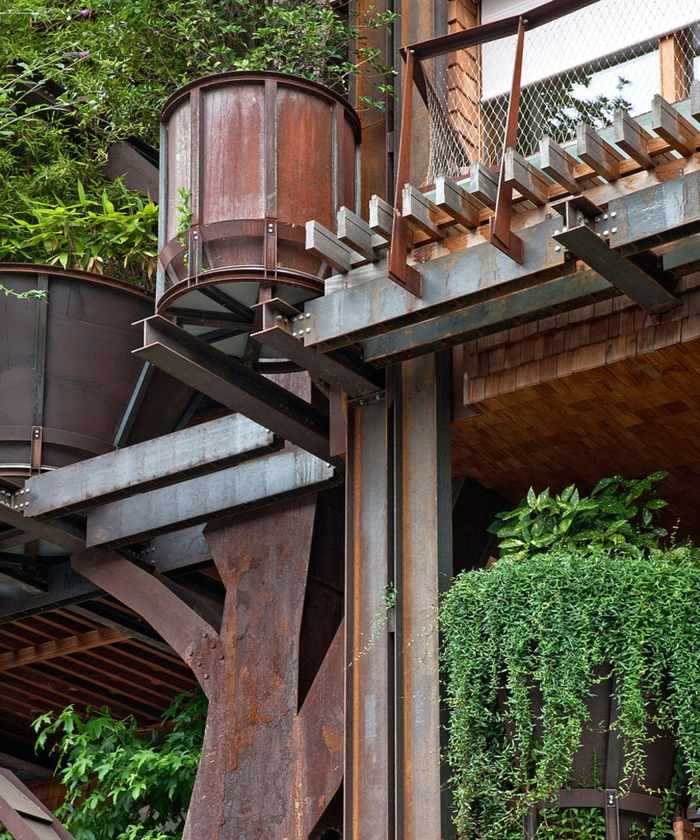 trägolv balkong växter klätterväxter ekologisk idé