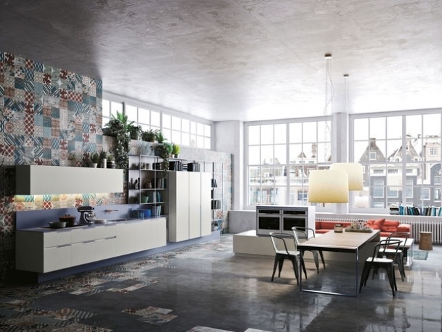 vardagsrum-loft-stil-skandinavisk-inspirerad-levande-idéer-högt i tak