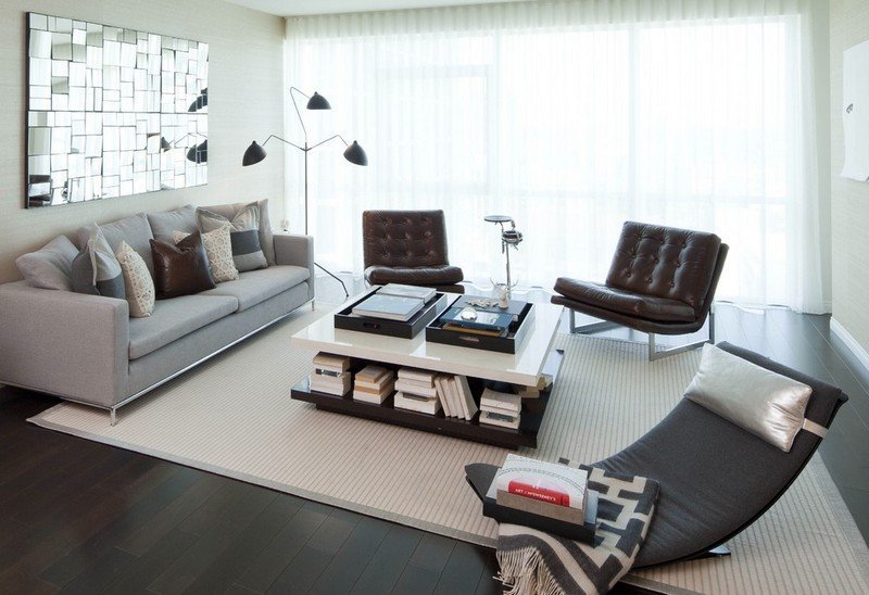 Vardagsrum-brun-beige-möbler-beanbag-idéer-moderna