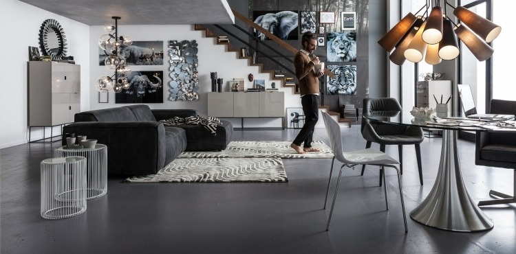 Vardagsrumsmöbler -kare-ny-kollektion-grå-modern-loft-design
