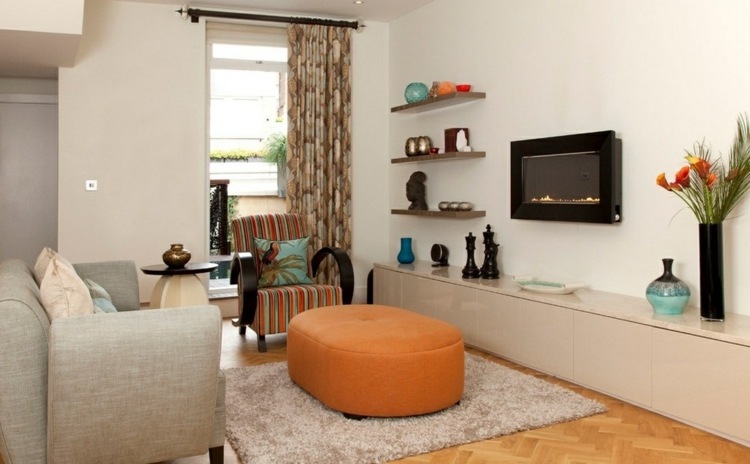 vardagsrum-utan-tv-litet-rum-skänk-vägg-enhet-alternativ-öppen spis-litet