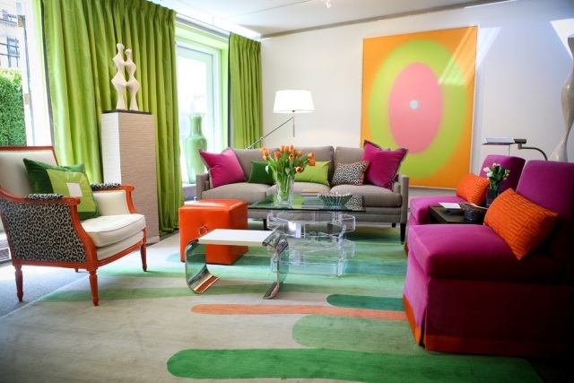 eklektiskt-vardagsrum-färgat-möbler-blickfång-modernt-kombinerat