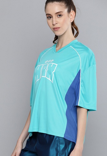 V Neck Sports T -Shirt Γυναικείο
