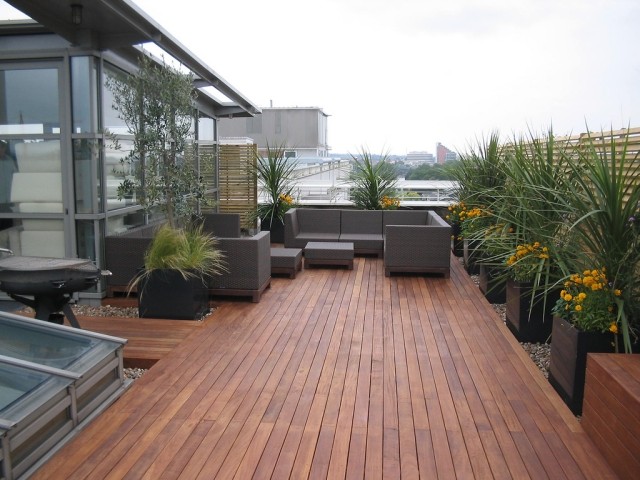 wpc terrassgolv-takterrass-träutseende