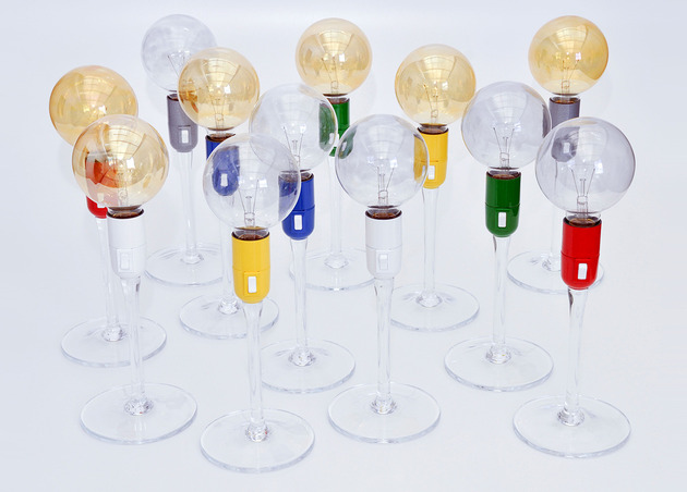 lampor nattbord enligt humörsmak glas