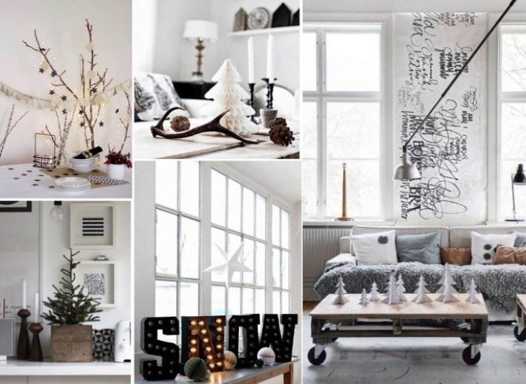 juldekoration-idéer-svart-vit-minimalistisk-skandinaviska-ornament