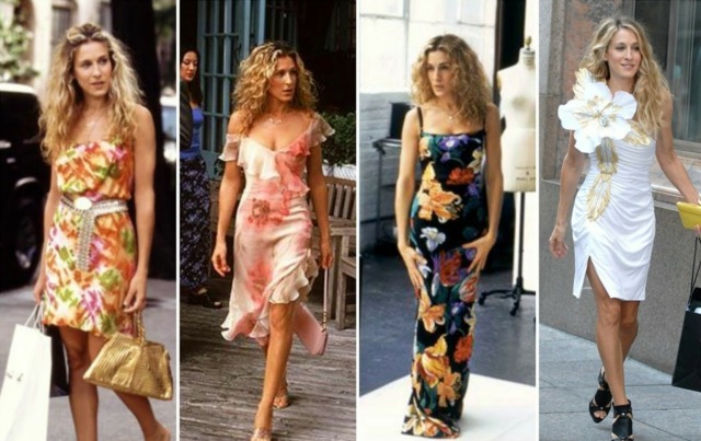 annorlunda-blommigt-mönster-lång-klänning-kort-klänning