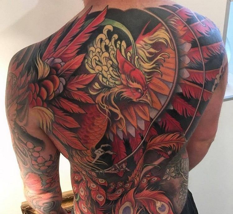 Phoenix Tatueringar Betydelse Japanska Tatueringar Historia Yakuza Tattoo