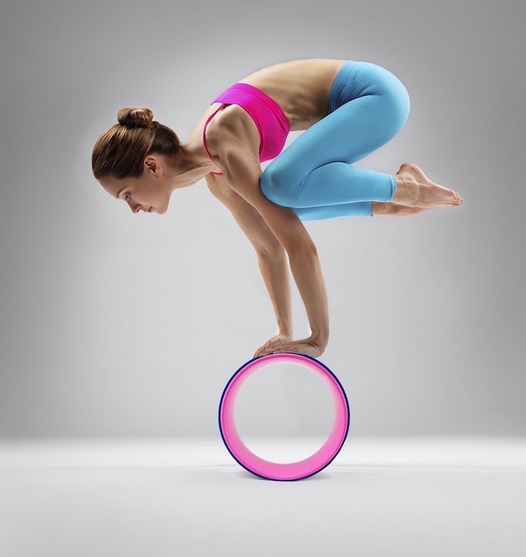 yoga hjul asana stå professionell