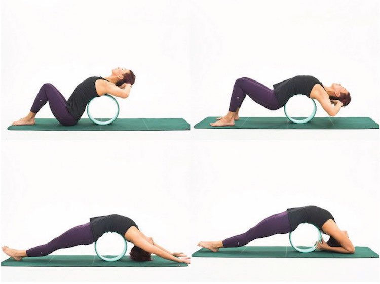 yoga hjulövningar enkel enkel instruktion nybörjare