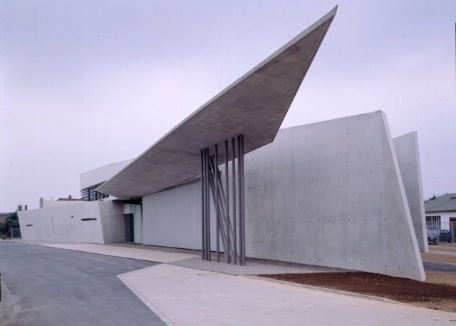 Vitra brandstation design modern Weil-am Rhein betong konstruktion stol museum