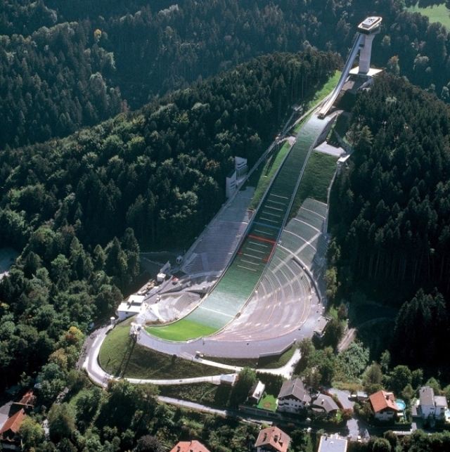 -Bergisel Innsbruck-Österrike Skidhoppning Hill-Four Hills TourneeZaha-Hadid