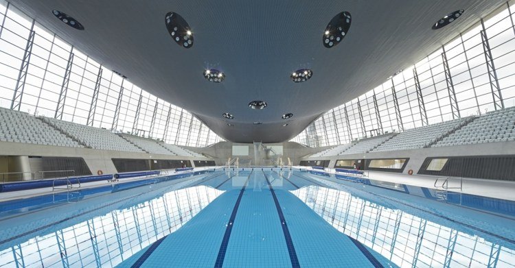 Zaha Hadid bygger simbassängfönster i London