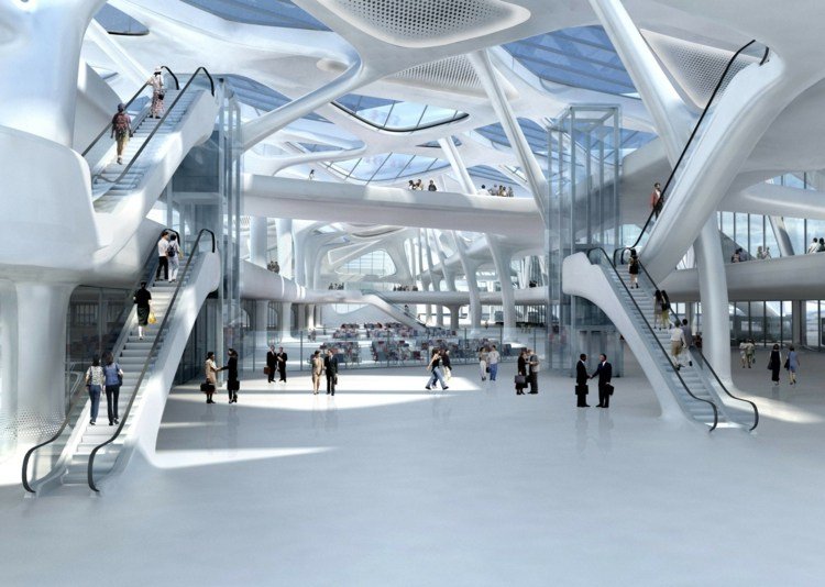 design-zaha-hadid-zagreb-flygplats-ljus-tak-glas-rulltrappor