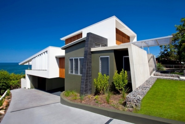 Designerhus fasaddesign modern-asymmetrisk Australien