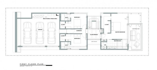 Bottenvåning garage utrymme layout plan rum