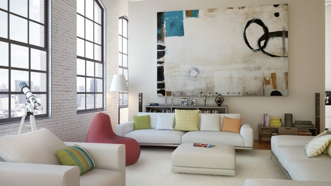 City lägenhet 3d möbler design puff väggdekorationer-Angelo Fernandes