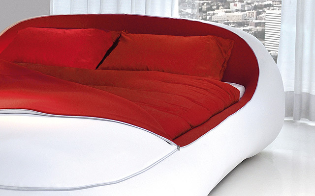 Zip-säng-futuristisk-designer-säng-med-dragkedja-mjuk vadderad