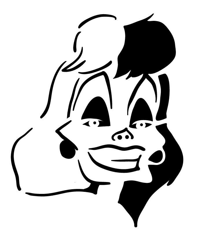 Disney huggar en pumpa med Cruella De Vil av 101 dalmatiner