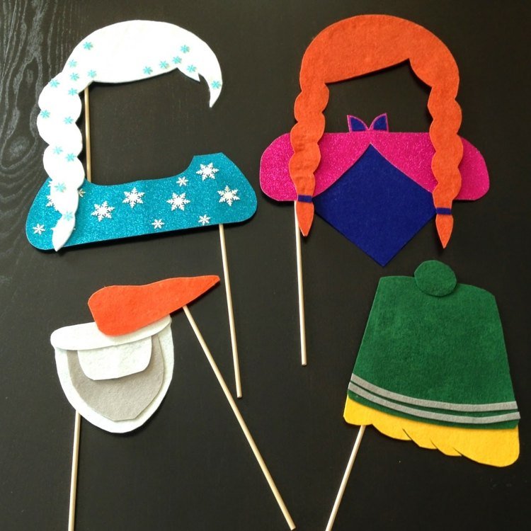 isdrottning-tinker-mask-elsa-anna-olaf-kristoff-filtpinnar