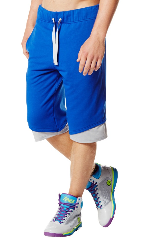 zumba-fitness-kläder-herrar-2014-shorts-blå