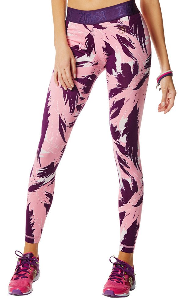 zumba-fitness-kläder-kvinnor-2014-leggings-rosa-lila-mönstrade