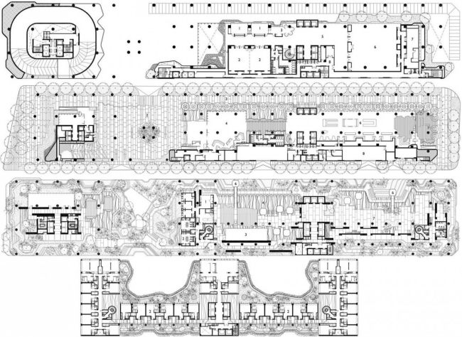arkitekturplan parkroyal hotelldesign i singapore